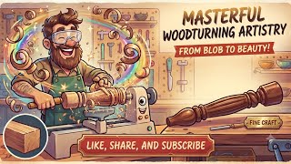 Amazing Woodturning Dining Table Legs | Wood Lathe Craft