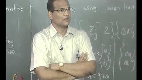 Mod-01 Lec-20 Non-linear Regression (Gauss - Newton Algorithm)