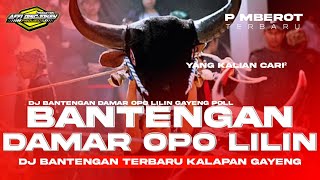 DJ BANTENGAN DAMAR OPO LILIN GAYENG • Style Full Bantengan Mberot‼️• Yang Lagi Viral Terbaru 2023