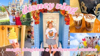 DISNEY VLOG | FALL MORNING AT MAGIC KINGDOM, GRAND FLORIDIAN CAFE, HOLLYWOOD STUDIOS, OGAS CANTINA