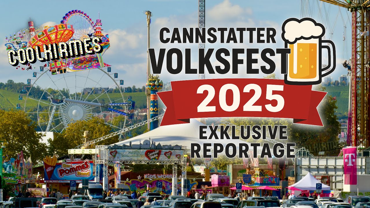 178. Cannstatter Volksfest 2025 | Exklusive Reportage vom größten Volksfest in Stuttgart! 🎥🍺