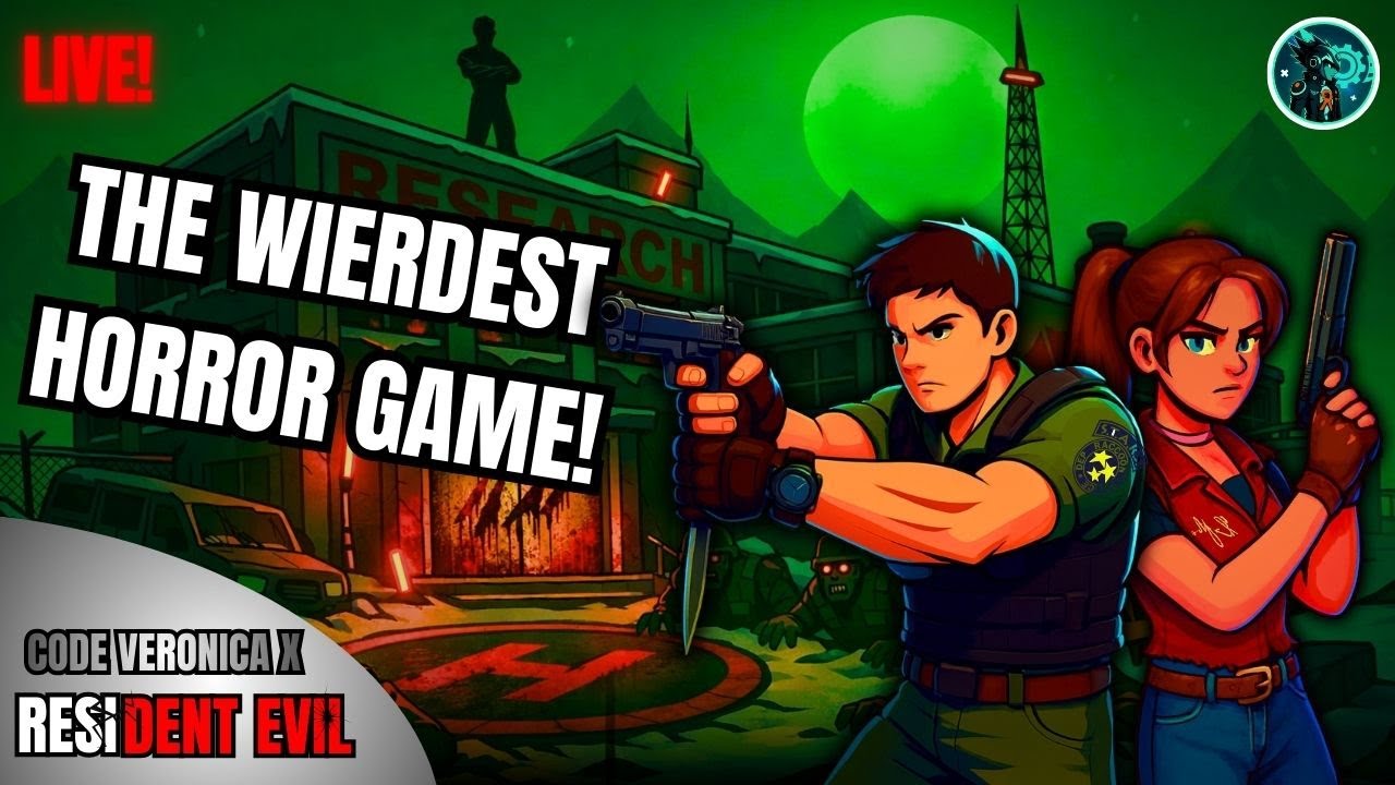 STILL THE WIERDEST HORROR GAME EVER! - Resident Evil Code Veronica X HD #live #claireredfield