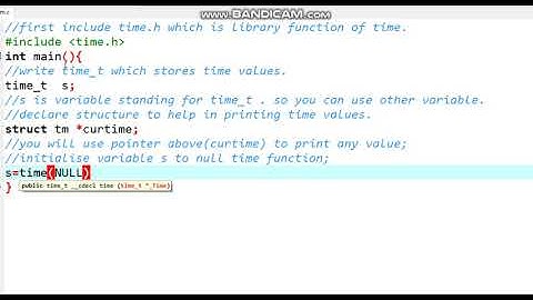 Learn how to Print time, hours ,minutes and seconds using C