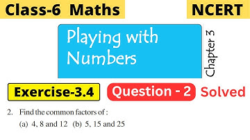 Class 6 Maths NCERT Chapter 3 Playing with numbers Exercise 3.4 Question 2 | #class6 #cbseworldz