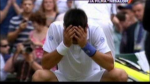 Novak Djokovic - Rafael Nadal finale Vimbldona 2011 (poslednji poen)