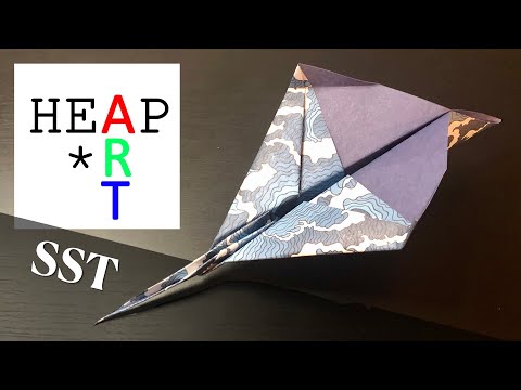Paper Plane 018 : SST Origami Plane by James M. Sakoda (100 Exotic Paper Airplanes)