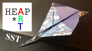 Paper Plane 018 : SST Origami Plane by James M. Sakoda (100 Exotic Paper Airplanes)