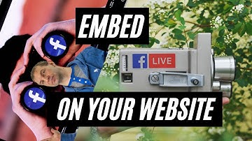 How to embed Facebook live videos on the Website ?