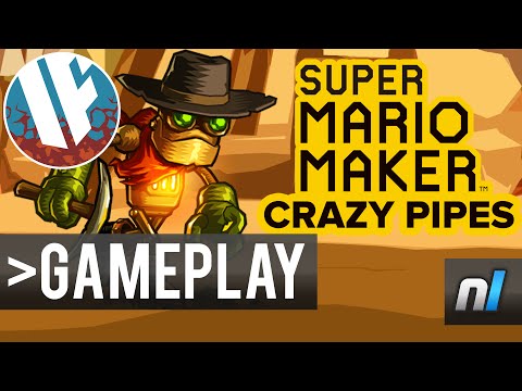Super Mario Maker: Crazy Pipes Ghost House by Image & Form | Ghostly Mushroom