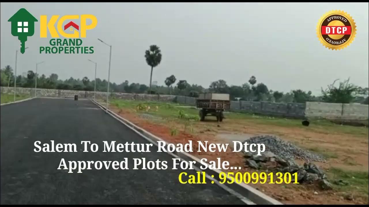 Salem To Mettur Bypass Road Chinthamaniyur Bus Stop Near Plots For Sale