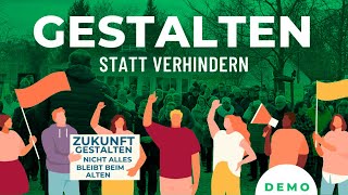 Grünheide gestalten statt Verhindern | Counter Protest against the Anti Tesla Protest in Grünheide
