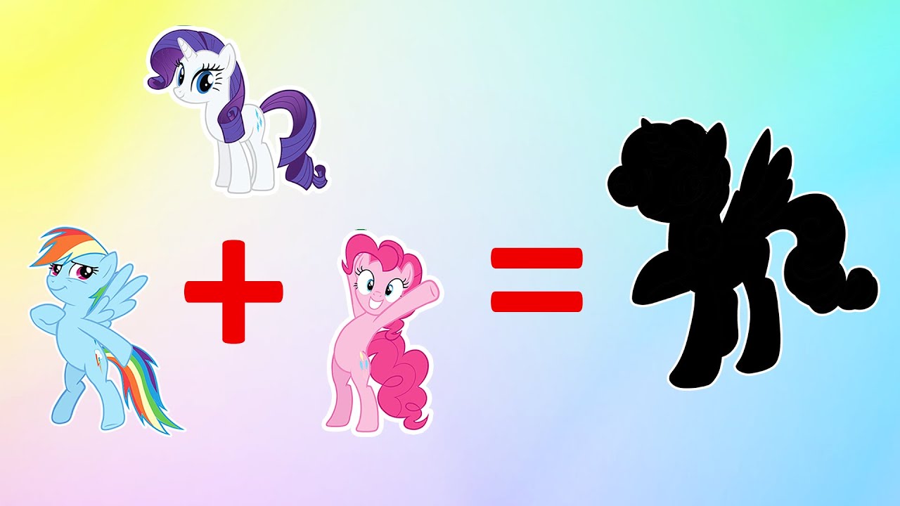 My Little Pony Fusion - Rainbow Dash, Rarity, Pinkie Pie. - YouTube