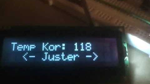 Arduino LCD testing, multifunctional menu.