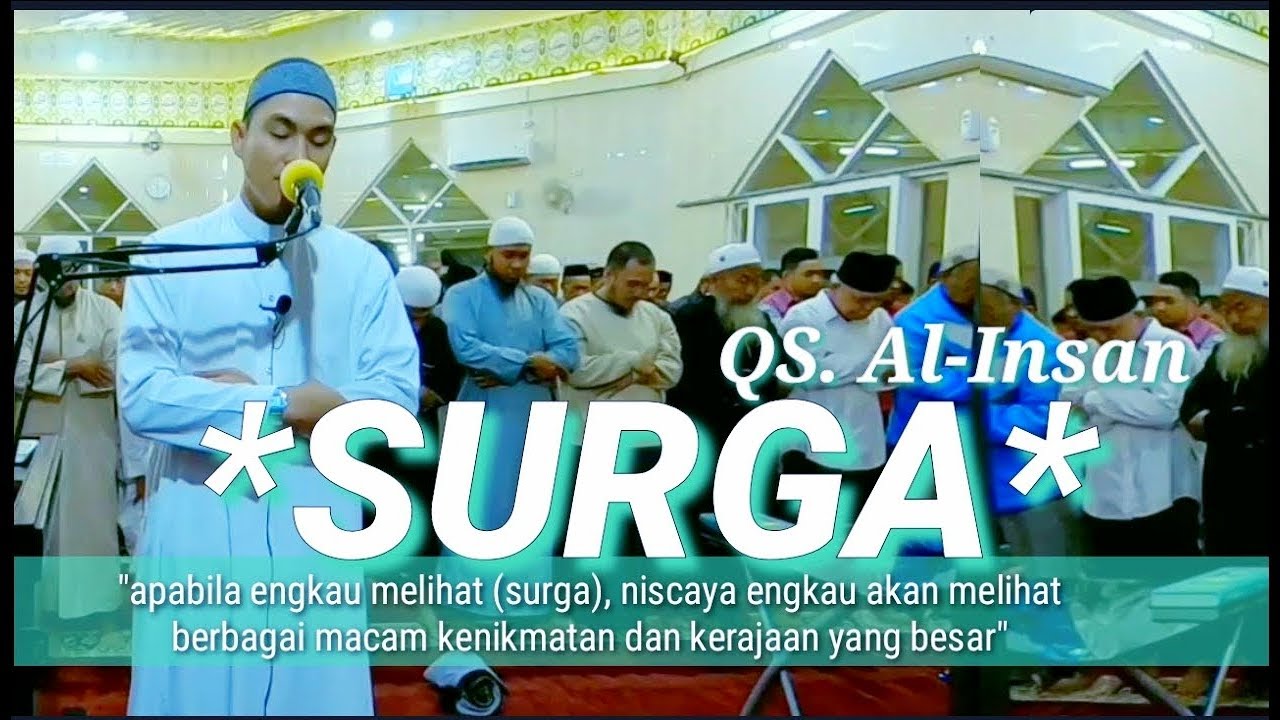 Imam Sholat Termerdu, Lantunan Lembut Surah Al-Insan bikin jamaah Menangis😭 ماشاءالله | Rulimaroya