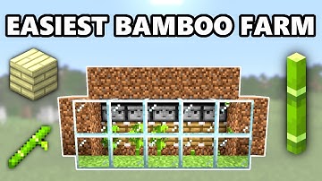 EASIEST Automatic Bamboo Farm in Minecraft 1.21+ (Super Fast & Compact!)