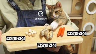 고양이 간식이 사람 요리로 변하는 마법