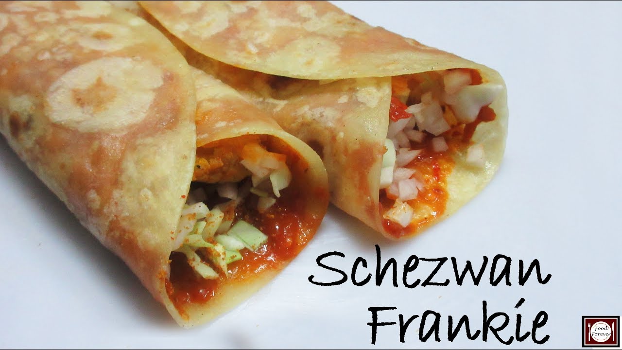 शेज़वान फ़्रैंकिए बनाये एकदम आसान तरीके से | Schezwan Frankie Recipe in Hindi |Schezwan Frankie Recipe