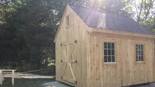 12’ x 16’ Custom Shiplap Shed Build - Timelapse in 3 minutes