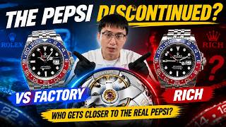 Rolex GMT-Master II 126710BLRO Pepsi: VSF vs RICH V2 Comparison Free-Sprung vs Regulated 3285可乐