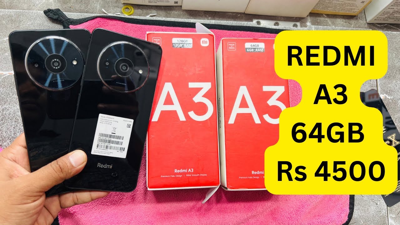 Redmi A3 Rs 4500 | second Hand Mobile Best Price 