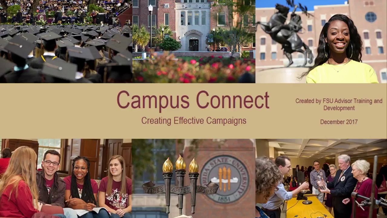 FSU Campus Connect Campaign Walkthrough YouTube