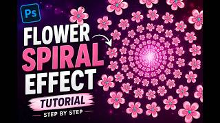 Amazing Flower Spiral Effect 🌸 | Adobe Photoshop Tutorial