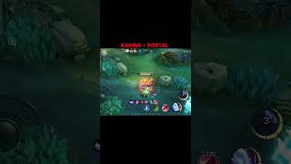 Karina + Portal #heatermage #mlbb