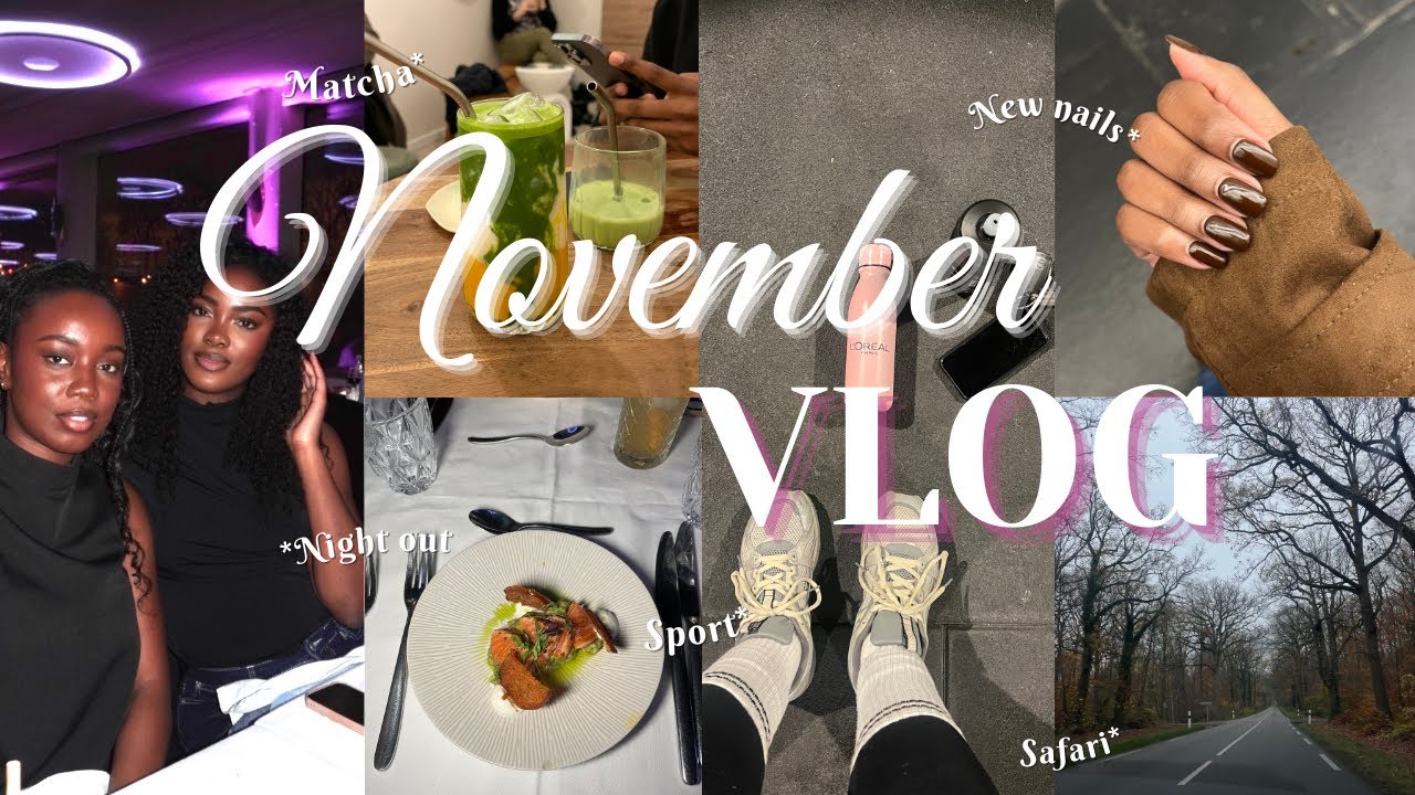 Weekly vlog de novembre ✨ (J’ai fait un safari ), Anniversaire surprise, sport & new nails 