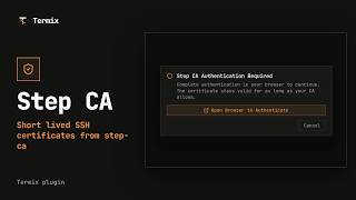 Step CA | Termix plugin