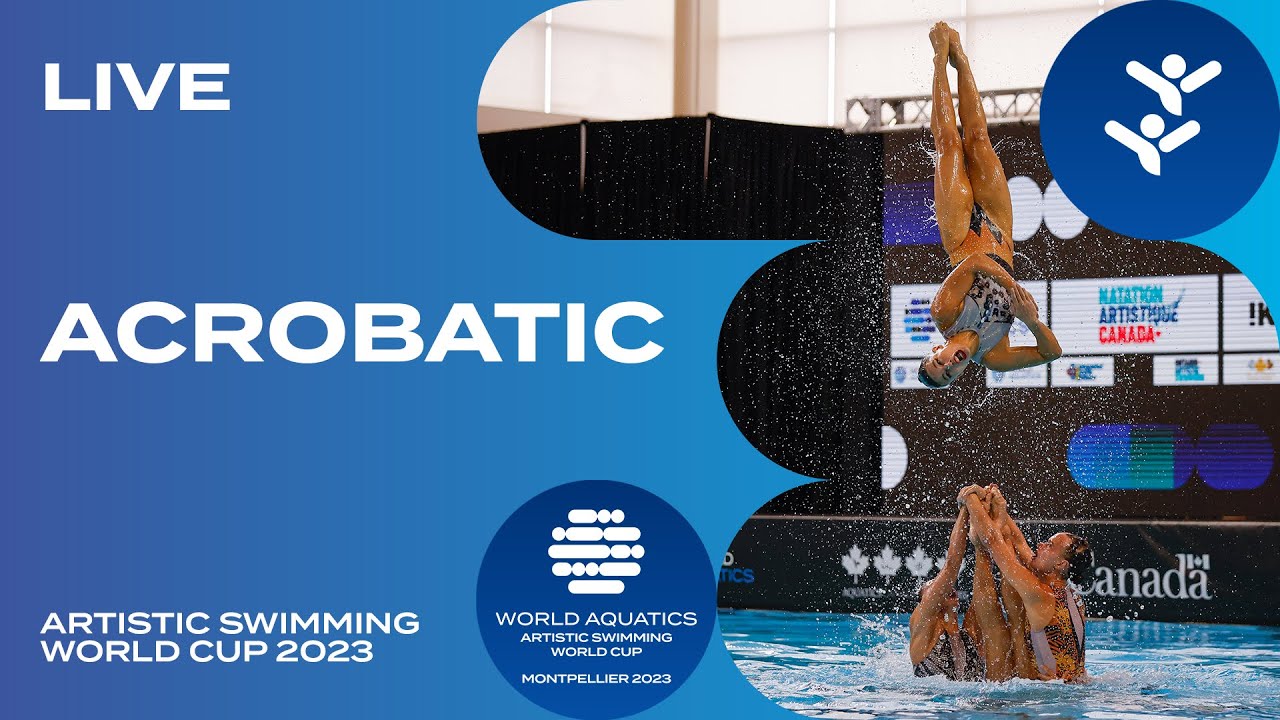 LIVE Acrobatic Artistic Swimming World Cup Montpellier 2023