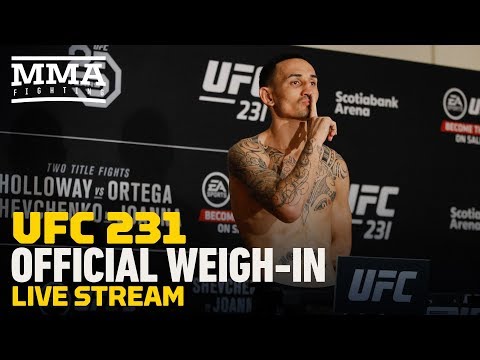 UFC 231 Official Weigh-in Live Stream - MMA Fighting