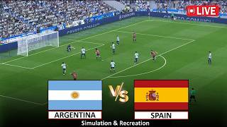 🔴Live : Argentina vs Spain I Video Game Simulation I Full Match Live Stream I 20 July, 2026 screenshot 1