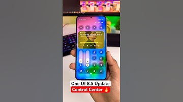 Samsung One Ui 8.5 vs One Ui 8.0 | Control Center 🤩