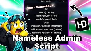 Nameless admin script#roblox#hack