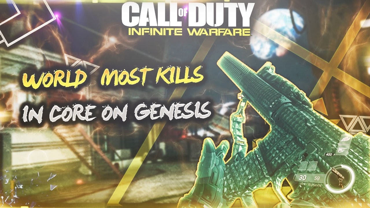 IW: WORLDS MOST KILLS IN CORE DOMINATION ON GENESIS!! (102)