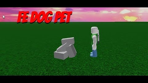 ROBLOX FE DOG PET SCRIPT *ANY GAME* (CUTE PET)