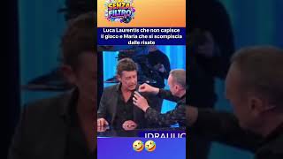 Luca Laurentis che non capisce il gioco e Maria che si scompiscia dalle risate 🤣🤣
