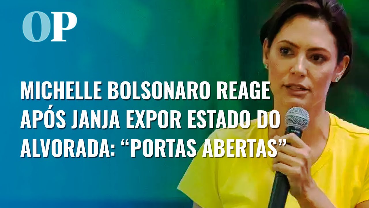 Michelle Bolsonaro posta vídeo do Alvorada após Janja, esposa de Lula