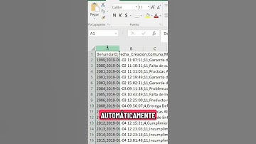 Dividir texto en columnas por delimitados en #excel #exceltips #hack #microsoft #office