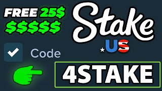 Stake US Promo Code 2024 - Use "4STAKE" for free $25 (stake us code)