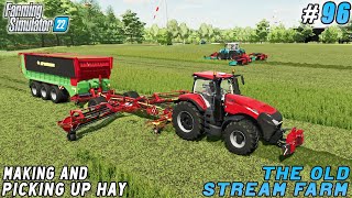 Building TMR Mixer, Picking up Stones, Making Hay | The Old Stream Farm | FS 22 | Timelapse #96