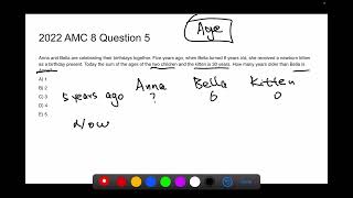 2022 AMC 8 problem 5 solution