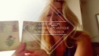 Bouquet & Scythe,  Lenormand Combination Practice
