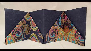 Accordion Book with Triangular Pockets