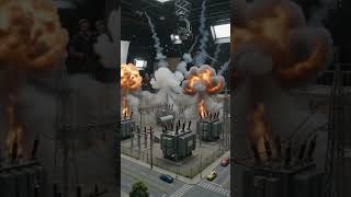 Industrial Boiler Explosion Tears Through a Factory Complex 💥🔥🏭 | Hollywood Miniature VFX #cinematic