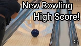 I Got  A New High Score In Bowling! 