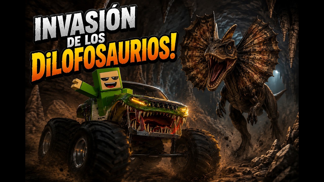 🦖 JUGAMOS CON AMIGOS CONTRA LOS DILOFOSAURIOS en Primal Pursuit Roblox! 🚙💨