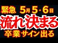 【緊急】5月5日・6日、流れ決まる｜卒業サイン出てる人はもう戻れません