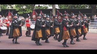 Foot Guards march along The Mall [2017] to The Major General's Review