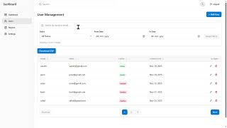 Mini CRM / Analytics Dashboard screenshot 4